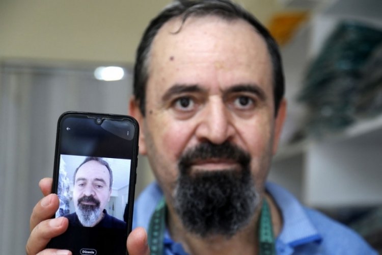 Antalya'da kanser tedavisi g&ouml;ren adamın sakal rengi değişti