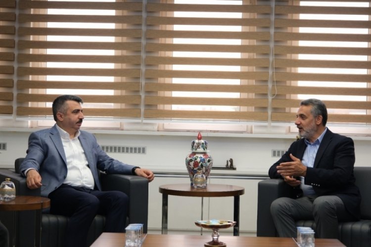 M&Uuml;SİAD Bursa'dan Yıldırım Belediye Başkanı Yılmaz'a tebrik ziyareti