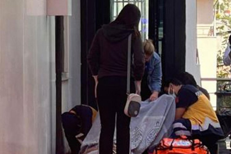 Tekirdağ'da bir kadın otel girişinde doğum yaptı