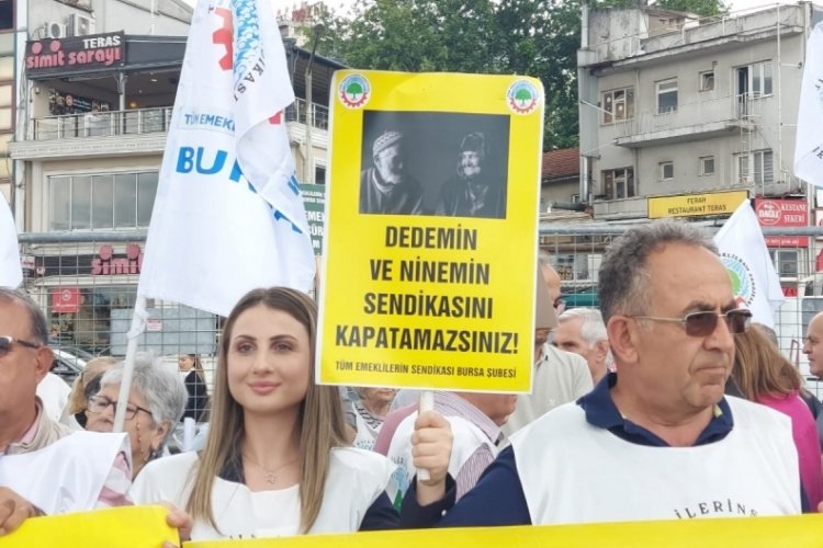 2017 T&uuml;m Emekliler Sendikası'ndan "A&ccedil;lığa ve Sefalete Hayır" mitingi