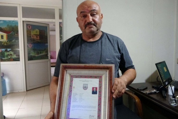 Adana'da 20 yıl sonra gelen gazilik gururu