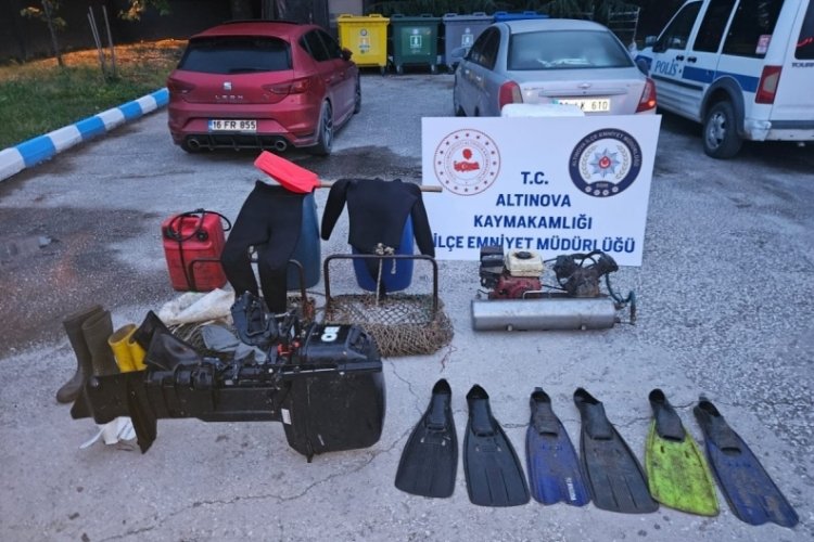Yalova'da midye ka&ccedil;ak&ccedil;ılarına operasyon!
