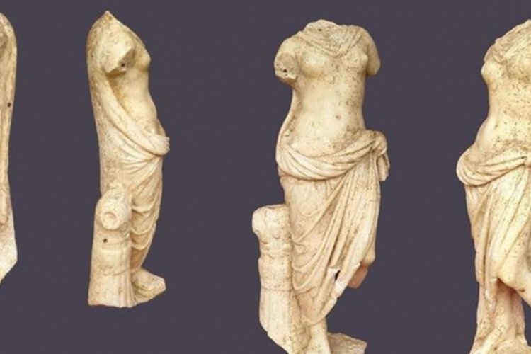 Bakan Tun&ccedil; Roma İmparatorluk D&ouml;nemi'ne ait iki heykel keşfedildiğini duyurdu