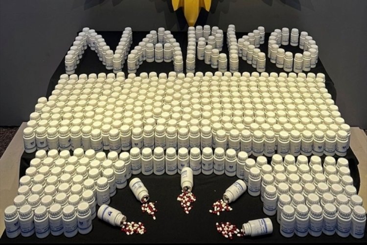 Malatya'da yapılan operasyonda 28 bin 177 sentetik ecza ele ge&ccedil;irildi