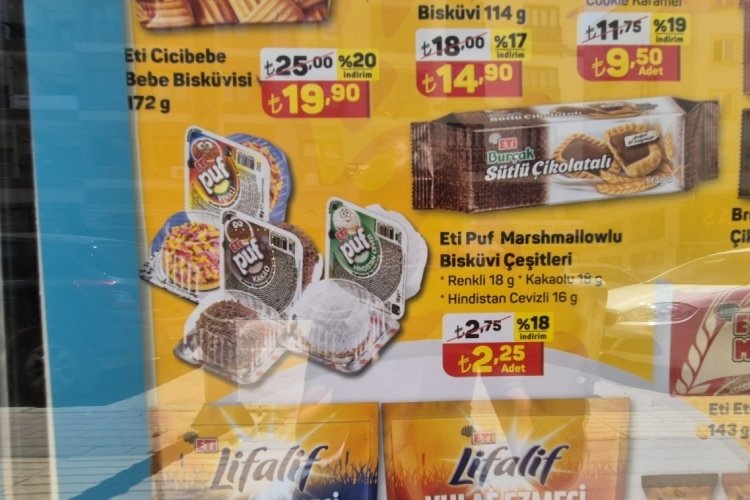 Eti Puf'a 50 kuruşluk indirim!