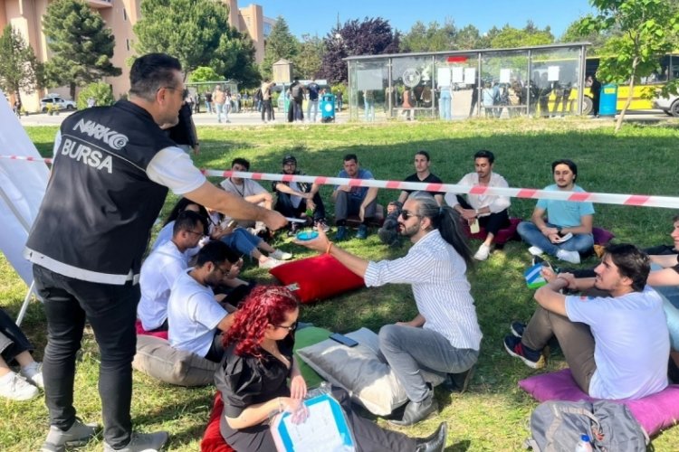 Bursa Narko ekiplerinden farkındalık eğitimi
