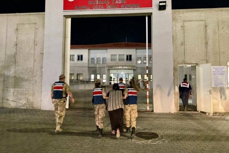 Erzincan'da su&ccedil; makinesi kadın yakalandı