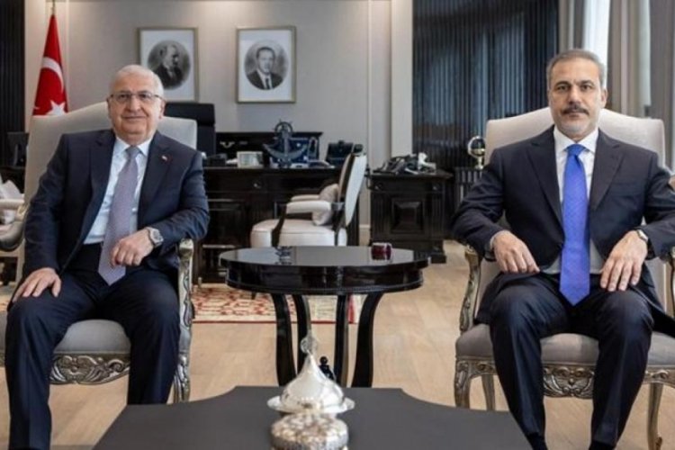 Bakan G&uuml;ler ve Fidan bir araya geldi