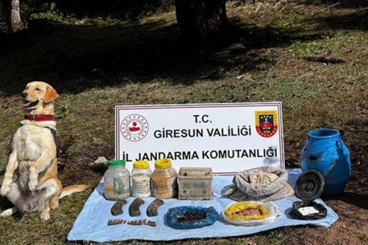 Giresun'da ter&ouml;r operasyonu! Sığınak ve malzemeler imha edildi