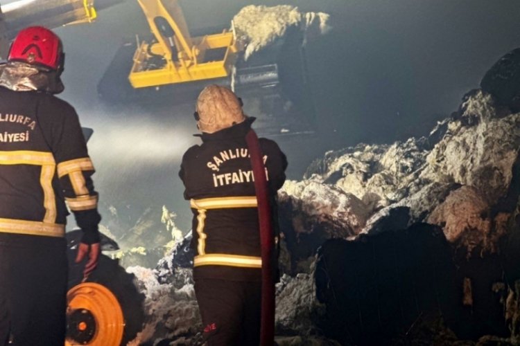 Şanlıurfa'da &ccedil;ır&ccedil;ır fabrikasında yangın