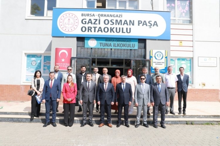 Bursa Gazi Osman Paşa Ortaokulu'na &Ccedil;evre Beratı belgesi!