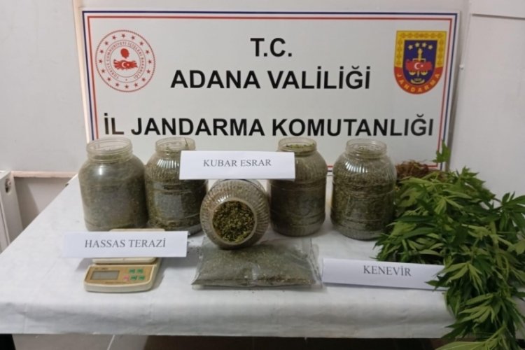 Adana'da uyuşturucuları bakın nereye saklamış!