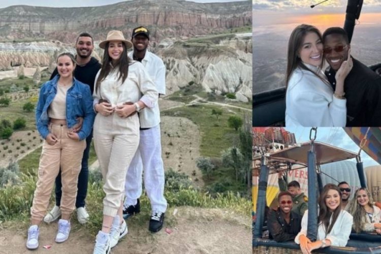 Fenerbah&ccedil;e'nin Brezilyalı yıldızı Fred ve ailesi tatil i&ccedil;in Kapadokya'da
