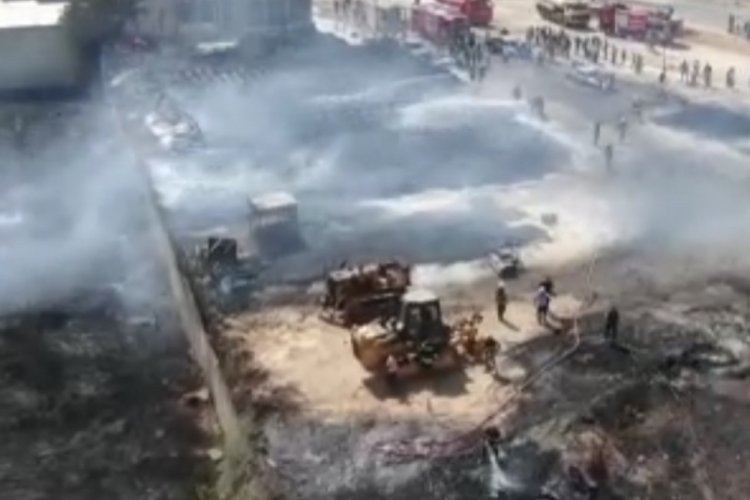 Gaziantep'te yangın paniği!