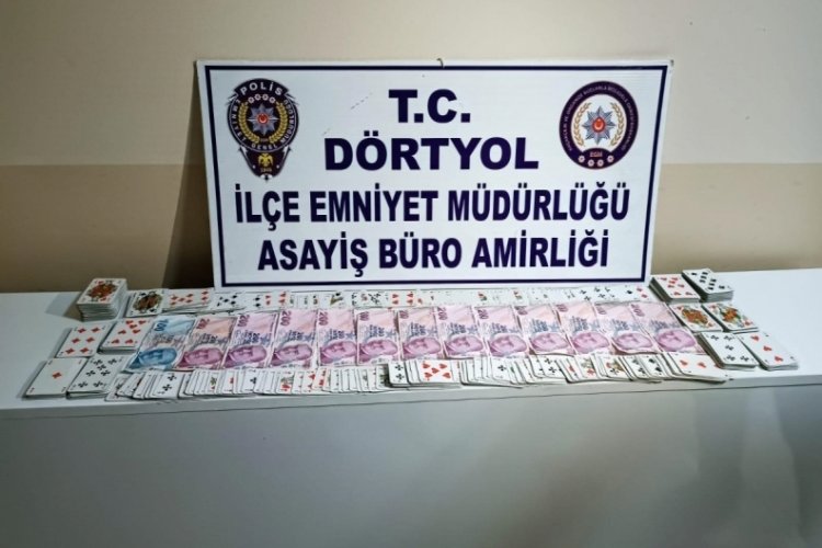 Hatay'da kumar oynayan kişilere ceza yağdı!