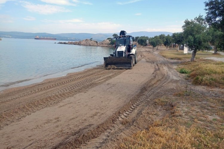 Muğla Milas sahilleri konforlu yeni y&uuml;z&uuml;yle yaz sezonuna hazırlanıyor