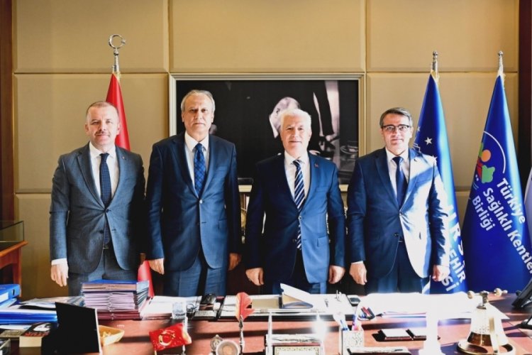 Bursa'da kaymakamlardan Başkan Bozbey'e ziyaret