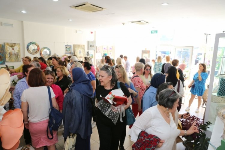 NİLSEM'li kadınların eserleri g&ouml;z doldurdu