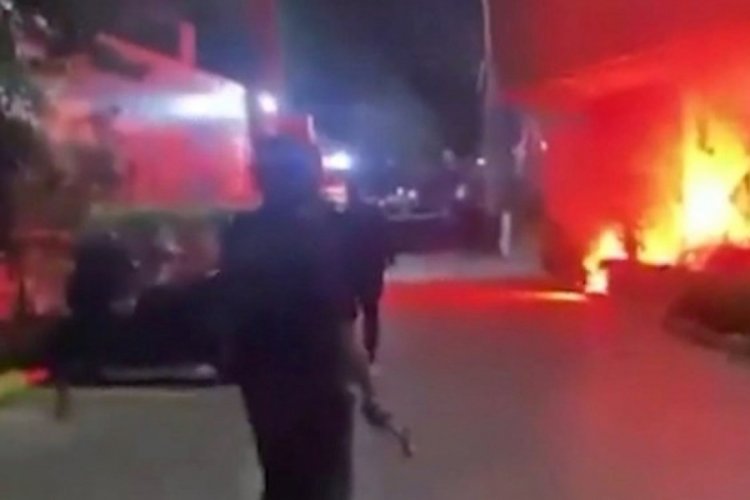 Galatasaray tesislerine meşale ve yabancı madde atıldı