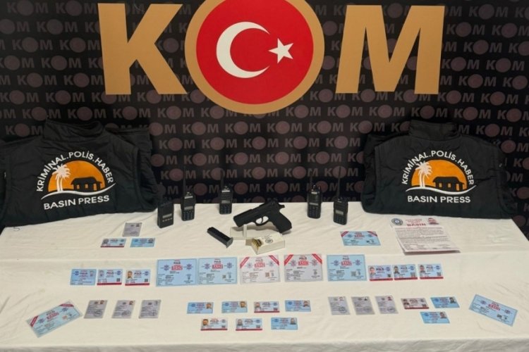 Vatandaşlara sahte basın kartı satarak dolandıran kişiler yakalandı
