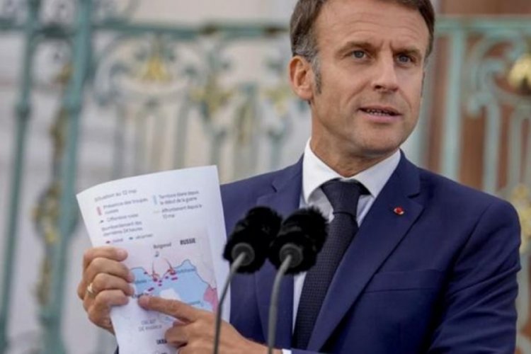 Fransa Cumhurbaşkanı Macron Rus &uuml;slerinin meşru hedef olarak kabul edilmesi gerektiğini savundu