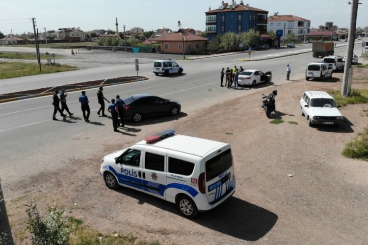 Aksaray polisinden şok uygulama!