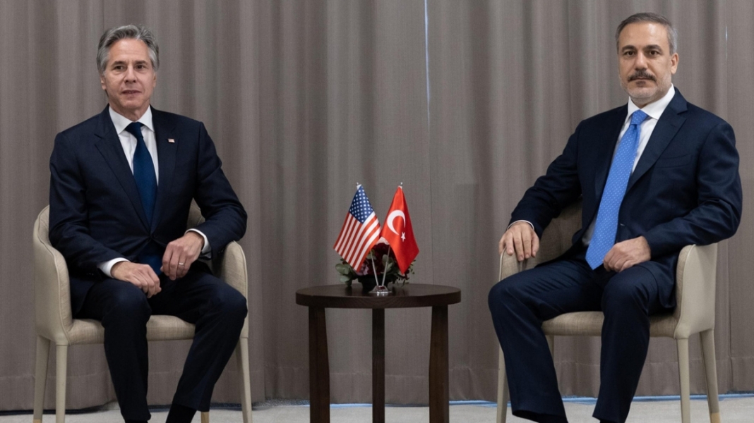 Bakan Fidan ABD'li mevkidaşı Blinken ile g&ouml;r&uuml;şt&uuml;