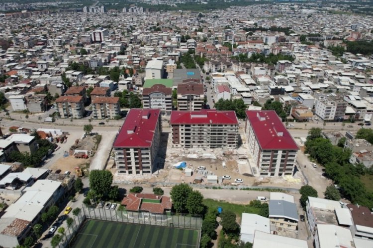 Bursa Mimarsinan Mahallesi kentsel d&ouml;n&uuml;ş&uuml;m projesinde sona doğru!
