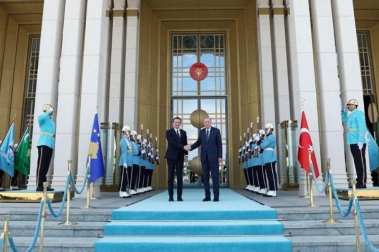 Cumhurbaşkanı Erdoğan, Kurti'yi kabul etti