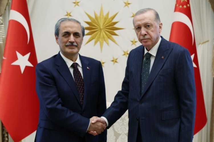 Cumhurbaşkanı Erdoğan, Yargıtay Başsavcısı Şahin ile g&ouml;r&uuml;şt&uuml;
