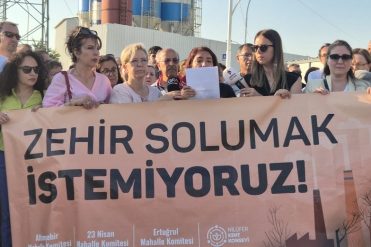Nil&uuml;fer Kent Konseyi: Zehir solumak istemiyoruz!