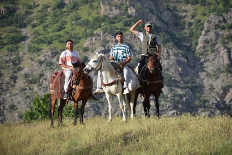 Şırnak'ta atlarla trekking yapıldı