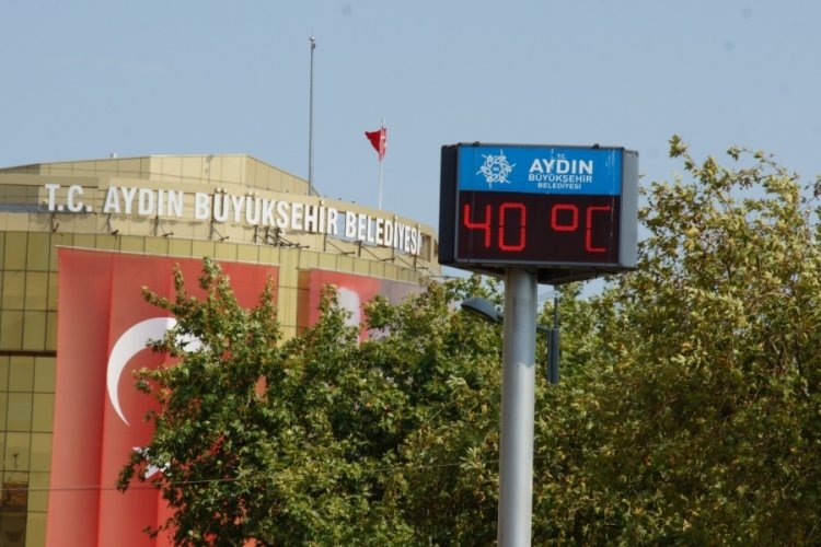 Aydın'da termometreler 40 dereceyi g&ouml;recek
