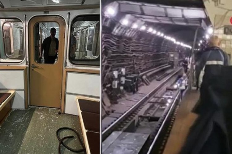 Moskova'da metro arızalandı, 171 yolcu t&uuml;nelden y&uuml;r&uuml;yerek &ccedil;ıktı