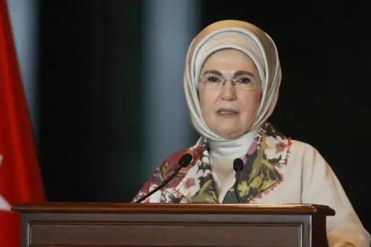 Emine Erdoğan LGS'ye girecek &ouml;ğrencilere başarılar diledi