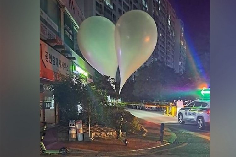 Kuzey Kore, G&uuml;ney Kore'ye &ccedil;&ouml;p taşıyan 600 balon daha g&ouml;nderdi