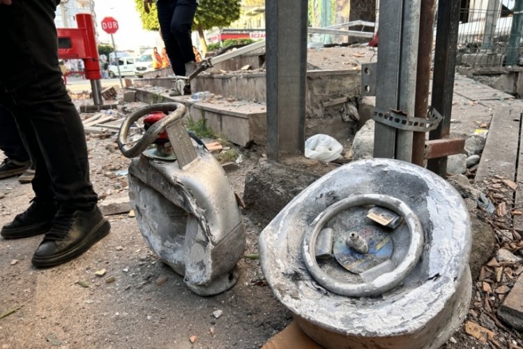 Hatay'daki patlamada yaşanan panik kamerada
