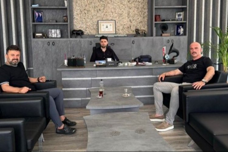 B&uuml;lent Uygun'dan Başkan &Ccedil;elik'e ziyaret