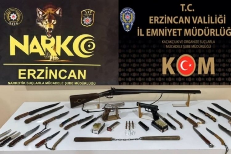 Erzincan'da eş zamanlı operasyon!