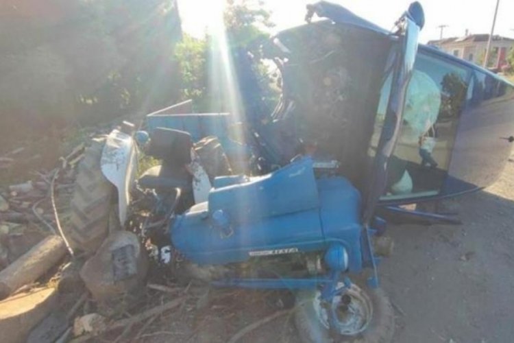 Samsun'da test s&uuml;r&uuml;ş&uuml;ne &ccedil;ıkan oto tamircisi takla kontrol&uuml; kaybederek takla attı