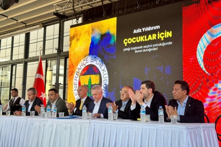 Aziz Yıldırım Bursa'da kongre &uuml;yeleri ile buluştu
