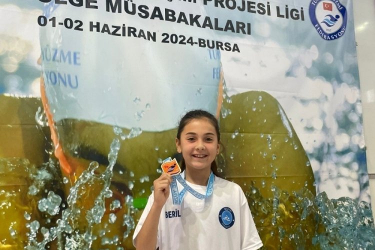 Başarılı sporcu T&uuml;rkiye 3'&uuml;nc&uuml; oldu