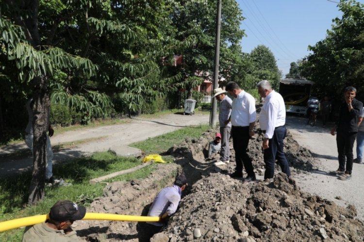 Sakarya Akyazı'da mahalleler doğalgaza kavuşuyor