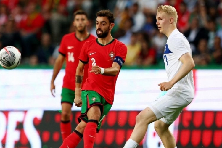 Bruno Fernandes harika bir gol kaydetti