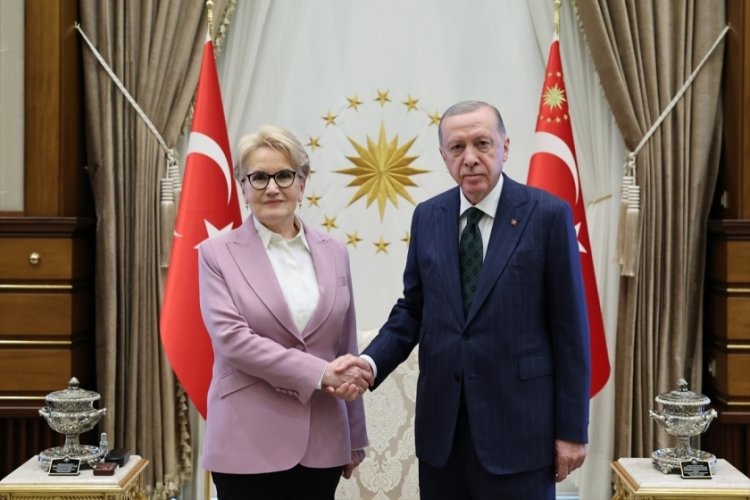 Cumhurbaşkanı Erdoğan ile Meral Akşener'in g&ouml;r&uuml;şmesi sona erdi