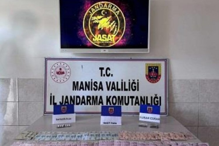 Manisa'da Jandarmadan uyuşturucu operasyonu
