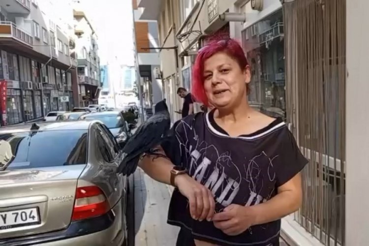 Bursa'da tedavi ettirdiği karga ile yaşamaya başladı