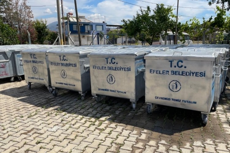 Aydın'da &ccedil;&ouml;p konteynerlerin hizmet kalitesi y&uuml;kseltildi