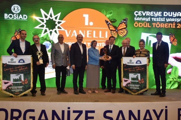 Bursa'da &ccedil;evre duyarlı fabrikalar &ouml;d&uuml;llendirildi