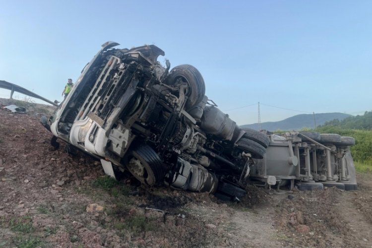 Samsun'da tanker kazası: 1 yaralı